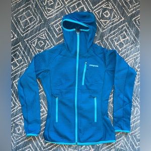 Patagonia Dual Aspect Hoody, Hybrid Softshell, Women’s XS, Blue